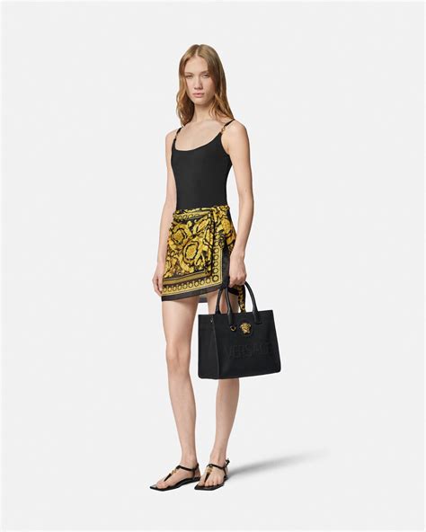 versace skirt mini|Versace cover up skirt.